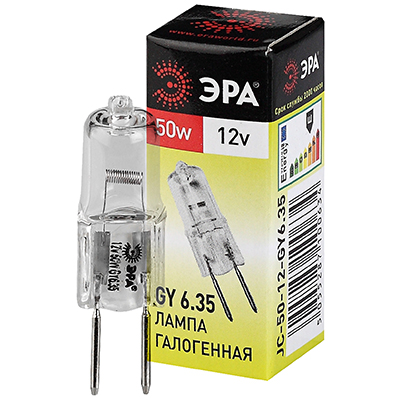 купить Лампа капсула галоген GY6.35 50Вт 12В 800лм прозрачная ЭРА в Самаре Лампа капсула галоген GY6.35 50Вт 12В 800лм прозрачная ЭРА