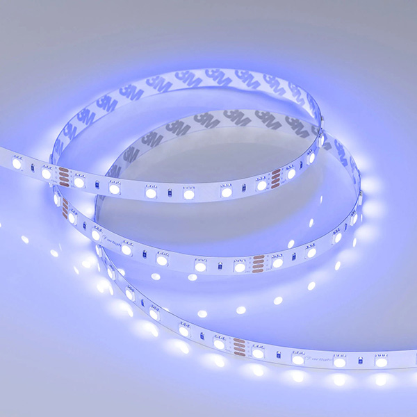 Лента RT-B60-10mm 24V RGB (14.4 W/m, IP20, 5060, 5m) (ARL, Открытый)