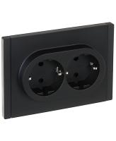 купить Фортепиано черный розетка скрытая 2-мест заземление шторки быстрозажим. клем. IP20 б/к в Самаре Фортепиано черный розетка скрытая 2-мест заземление шторки быстрозажим. клем. IP20 б/к