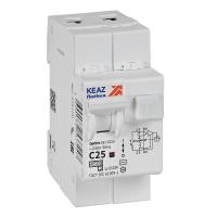 Дифавтомат 2Р 25А C тип AC 30мА 4,5кА 2мод OptiDin D63 КЭАЗ