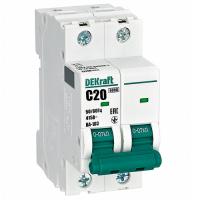 купить Автомат 2Р 20А C 6кА ВА-103 DEKraft  в Самаре Автомат 2Р 20А C 6кА ВА-103 DEKraft