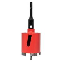 купить Коронка по бетону алмазная SDS-plus 72мм EKF DCH-72TRB безударный режим в Самаре Коронка по бетону алмазная SDS-plus 72мм EKF DCH-72TRB безударный режим