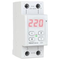 купить Реле напряжения 1ф 63А 2мод D2-63 Rbuz ЖКИ красная память настройки в Самаре Реле напряжения 1ф 63А 2мод D2-63 Rbuz ЖКИ красная память настройки
