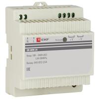 Блок питания 24В DR-60W-24 EKF Din рейка