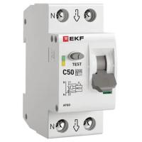 Устройство защиты от дугового пробоя (УЗДП) с автоматическим выключателем 1P+N 50А (C) 6кА EKF PROxi