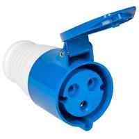 купить Розетка силовая переносная 32А 2P+PE IP44 223 EKF  в Самаре Розетка силовая переносная 32А 2P+PE IP44 223 EKF