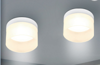 Светильник точечный GX53 круг белый песок встраиваемый 