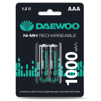 купить Аккумулятор AAA(мизинчик) 1000mAh 1,2В BL2 Daewoo в Самаре Аккумулятор AAA(мизинчик) 1000mAh 1,2В BL2 Daewoo