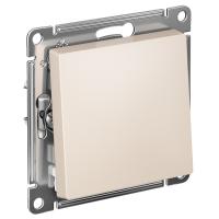 AtlasDesign бежевый выключатель 1кл скрытая 10А IP20 