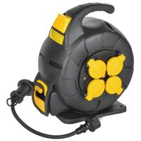 купить Удлинитель 4-мест 10м КГ 3*1,5 черный катушка IP44 IEK TWIST автомат.смотка в Самаре Удлинитель 4-мест 10м КГ 3*1,5 черный катушка IP44 IEK TWIST автомат.смотка