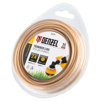 купить Леска для триммеров 2,4мм*15м круглая Denzel ALUFLEX армированная алюминием в Самаре Леска для триммеров 2,4мм*15м круглая Denzel ALUFLEX армированная алюминием