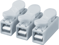 купить Клемма 3*2,5мм2 белый Navigator Пружинная(50шт) в Самаре Клемма 3*2,5мм2 белый Navigator Пружинная(50шт)