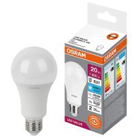 купить Лампа светодиодная 220В Е27 20Вт 6500К 1600лм стандарт A70 матовая Osram LED Value в Самаре Лампа светодиодная 220В Е27 20Вт 6500К 1600лм стандарт A70 матовая Osram LED Value