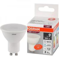 Лампа свд GU10 7Вт 6500К 560лм PAR16 матовая  Osram LED Value