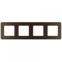 Инспириа рамка скрытая 4-ая бронза универсально 
