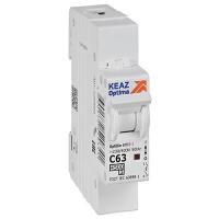 купить Автомат 1Р 63А C 4,5кА ВМ63 КЭАЗ OptiDin в Самаре Автомат 1Р 63А C 4,5кА ВМ63 КЭАЗ OptiDin