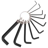 купить Набор ключей шестигранных 10 предметов 1,5-10мм HEX на кольце Kranz в Самаре Набор ключей шестигранных 10 предметов 1,5-10мм HEX на кольце Kranz