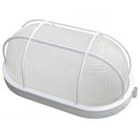 купить Светильник НПП 100Вт E27 овал белый с решеткой IP54 НБП PlexUp сауна +125 в Самаре Светильник НПП 100Вт E27 овал белый с решеткой IP54 НБП PlexUp сауна +125