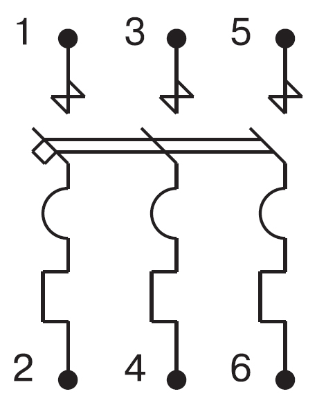 купить Автомат 3Р 6А C 10кА ВА47-100 IEK в Самаре Автомат 3Р 6А C 10кА ВА47-100 IEK