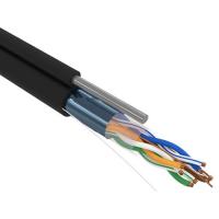 купить FTP 4*2*0,52 Cat5e черный полиэтилен кабель наружный Rexant /(305м) на ТРОСУ катушка в Самаре FTP 4*2*0,52 Cat5e черный полиэтилен кабель наружный Rexant /(305м) на ТРОСУ катушка