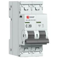 купить Автомат 2Р 20А C 6кА ВА47-63N EKF PROxima  в Самаре Автомат 2Р 20А C 6кА ВА47-63N EKF PROxima