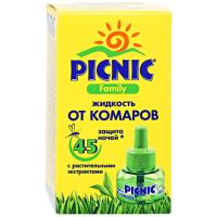 купить Жидкость от комаров 45 ночей Picnic в Самаре Жидкость от комаров 45 ночей Picnic