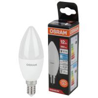 купить Лампа свеча свд Е14 12Вт 6500К 960лм B39 матовая Osram LED Value black в Самаре Лампа свеча свд Е14 12Вт 6500К 960лм B39 матовая Osram LED Value black