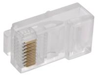 купить ITK Разъём RJ-45 UTP для кабеля кат.5Е в Самаре ITK Разъём RJ-45 UTP для кабеля кат.5Е