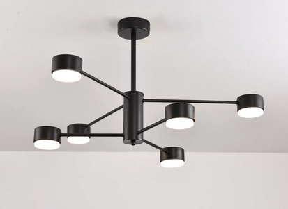 купить Светильник потолочный (люстра) 6*12Вт GX53 черный в Самаре Светильник потолочный (люстра) 6*12Вт GX53 черный