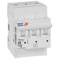 купить Автомат 3Р 6А C 4,5кА ВМ63 КЭАЗ OptiDin  в Самаре Автомат 3Р 6А C 4,5кА ВМ63 КЭАЗ OptiDin