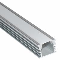 купить Профиль накладной 16*12*2000мм ViaSvet крепеж 4шт+заглушки 2шт в Самаре Профиль накладной 16*12*2000мм ViaSvet крепеж 4шт+заглушки 2шт