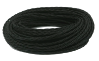 Ретро 2*1,5 черный провод витой (50м) PlexUp