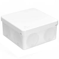 купить Коробка 100*100*50 квадрат белый IP66 прямой монтаж Промрукав в Самаре Коробка 100*100*50 квадрат белый IP66 прямой монтаж Промрукав