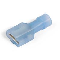 купить Разъем плоский 1,5-2,5мм2 6,3*0,8мм мама изолированный синий нейлон РПИ-М КВТ 100шт в Самаре Разъем плоский 1,5-2,5мм2 6,3*0,8мм мама изолированный синий нейлон РПИ-М КВТ 100шт