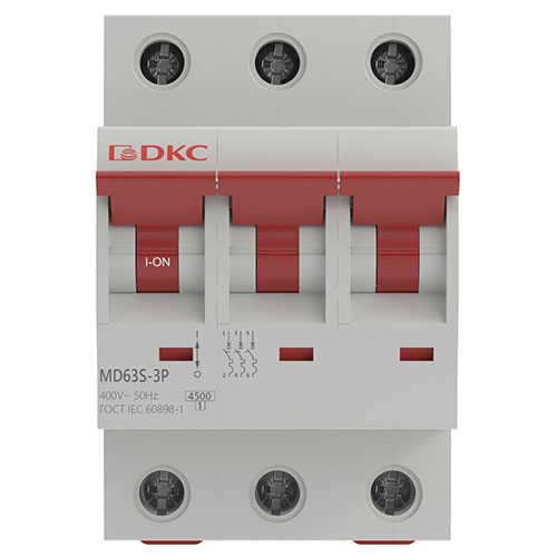 купить Автомат 3Р 63А C 4,5кА MD63S DKC YON max  в Самаре Автомат 3Р 63А C 4,5кА MD63S DKC YON max