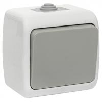 купить Мурманск серый выключатель 1кл открытая 10А IP54  в Самаре Мурманск серый выключатель 1кл открытая 10А IP54