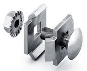 купить Соединитель проволочного лотка двойной 20 крепежный комплект, Сендзимир цинк в Самаре Соединитель проволочного лотка двойной 20 крепежный комплект, Сендзимир цинк