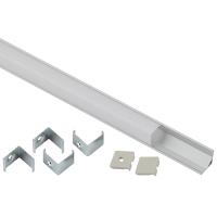 купить Комплект с угловым анодированным профилем ЭРА 1616S 16х16мм 2м и квадратным экраном 2м CAB280 (5/60/1200) в Самаре Комплект с угловым анодированным профилем ЭРА 1616S 16х16мм 2м и квадратным экраном 2м CAB280 (5/60/1200)