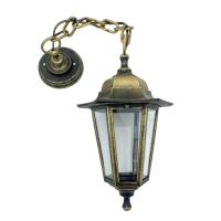 купить Светильник садово-парковый подвесной 60Вт E27 пластик бронза IP44 6ти гранный в Самаре Светильник садово-парковый подвесной 60Вт E27 пластик бронза IP44 6ти гранный