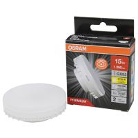 купить Лампа свд 220В GX53 15Вт 2700К 1200лм таблетка матовая Osram LED Value black в Самаре Лампа свд 220В GX53 15Вт 2700К 1200лм таблетка матовая Osram LED Value black