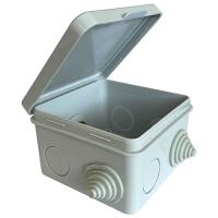купить Коробка 80*80*50 квадрат серый IP55 PlexUp в Самаре Коробка 80*80*50 квадрат серый IP55 PlexUp