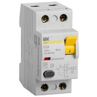 купить Выключатель дифференциальный (УЗО) 2Р 63А 300мА AC ВД1-63 IEK в Самаре Выключатель дифференциальный (УЗО) 2Р 63А 300мА AC ВД1-63 IEK