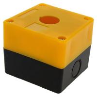 Корпус КП 101 пластиковый 1 кнопка желтый PROxima EKF