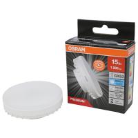 купить Лампа свд 220В GX53 15Вт 6500К 1200лм таблетка матовая Osram LED Value black в Самаре Лампа свд 220В GX53 15Вт 6500К 1200лм таблетка матовая Osram LED Value black