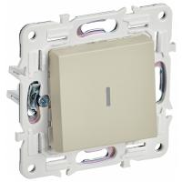 купить Сканди бежевый выключатель 1кл с подсветкой скрытая 10А   в Самаре Сканди бежевый выключатель 1кл с подсветкой скрытая 10А