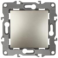 ЭРА12 шампань выключатель 1кл скрытая 10А IP20 