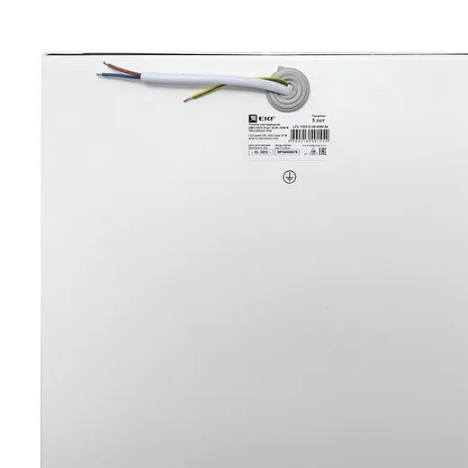 Светильник ДВО 4000К опал 36Вт 4300лм 595*595*55мм белый IP54 EKF