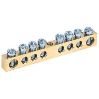 купить Шина нулевая 6*9 8 отв. крепл. по центру в Самаре Шина нулевая 6*9 8 отв. крепл. по центру