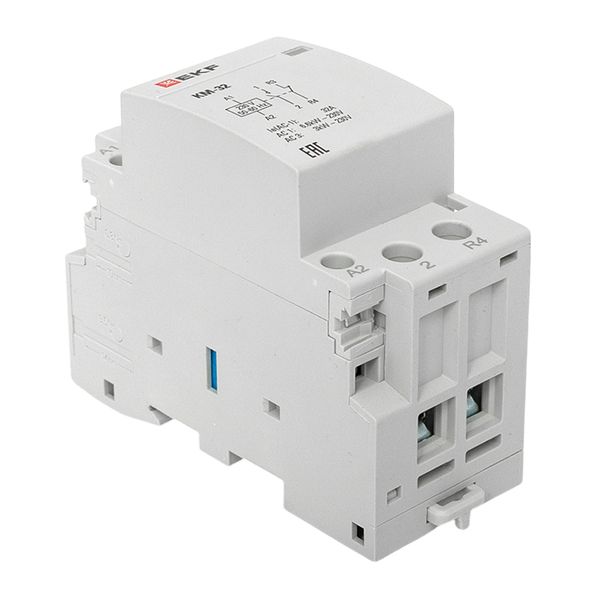 купить Контактор модульный 32А 220В 1НО 1НЗ 2мод КМ EKF PROxima в Самаре Контактор модульный 32А 220В 1НО 1НЗ 2мод КМ EKF PROxima