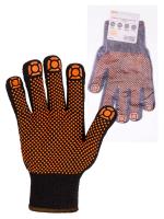 купить Перчатки х/б точка плотные черные TDM 10 класс р.9 в Самаре Перчатки х/б точка плотные черные TDM 10 класс р.9